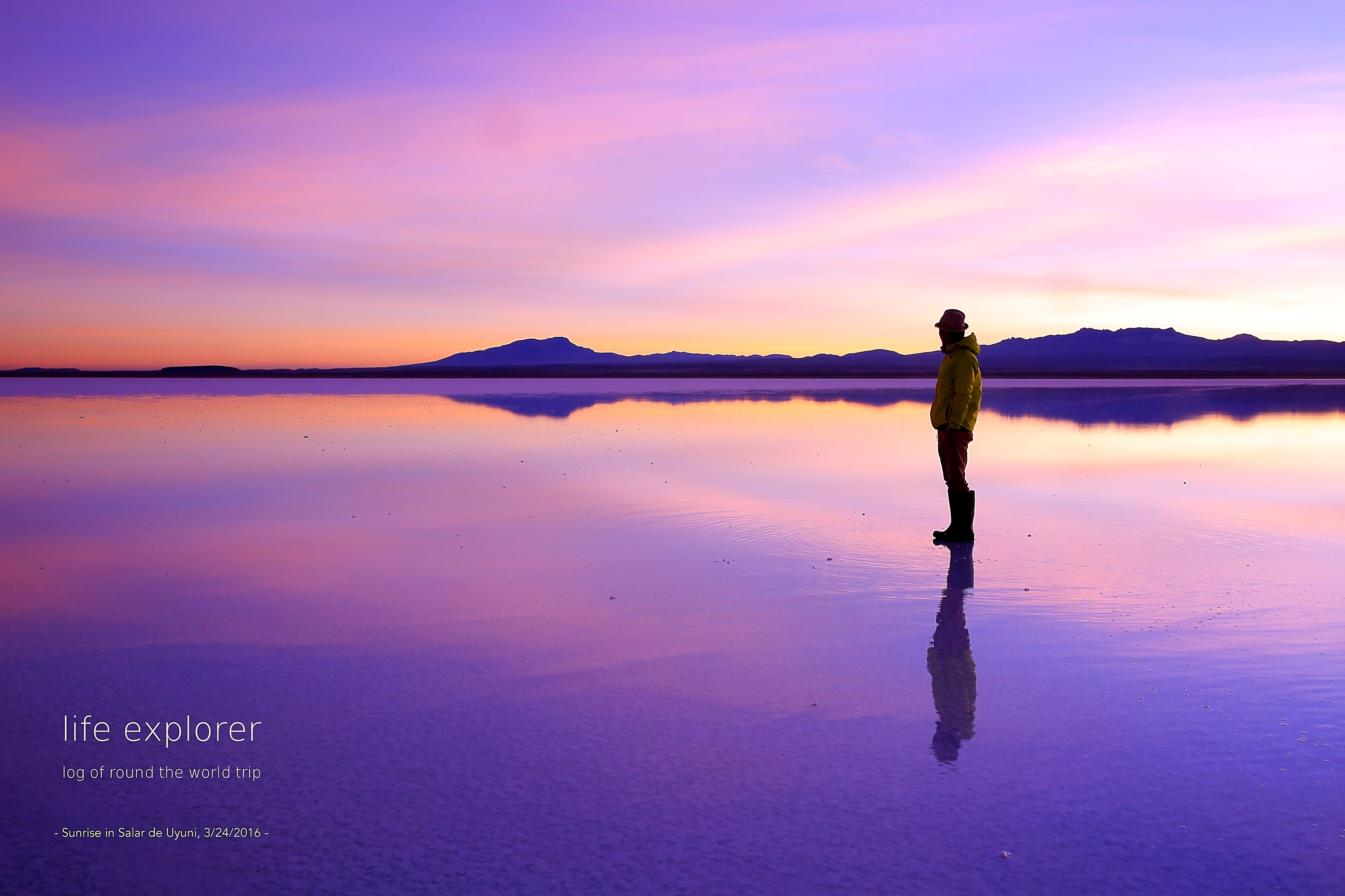 #42 世界で最も鏡張りの世界 「ウユニ塩湖」- The World’s Most Mirror-like World “Salar de Uyuni”