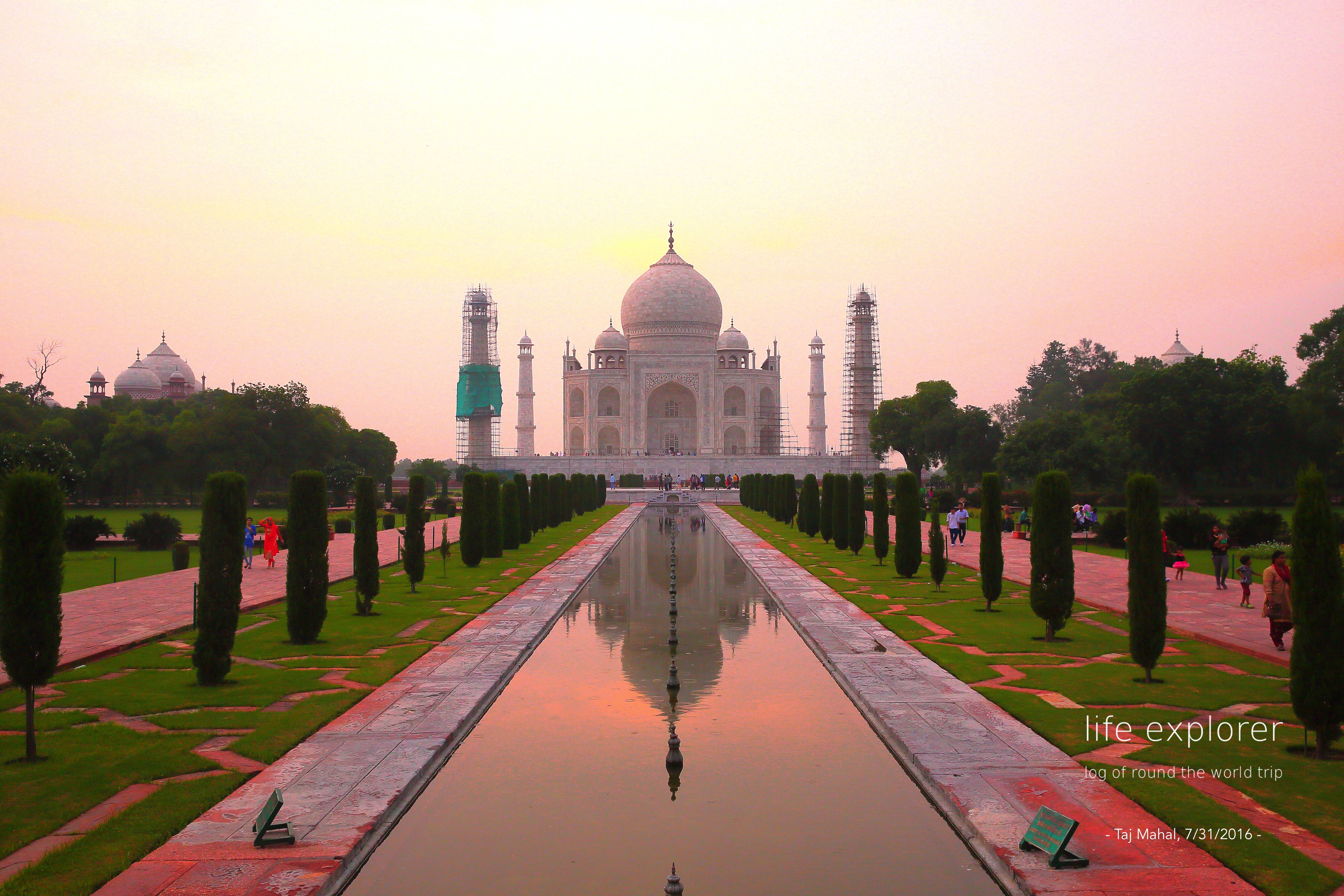 #66 世界で最も美しいお墓 「タージマハル」- The World’s Most Beautiful mausoleum  “Taj Mahal”